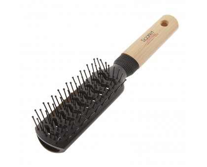 Pасческа для волос вентиляционная с деревянной ручкой