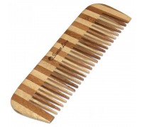 Гребень для волос из бамбука  ScarletLine, 15 см.