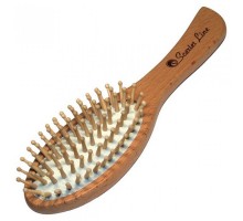 Расческа Scarlet line для волос массажная с деревянными зубцами